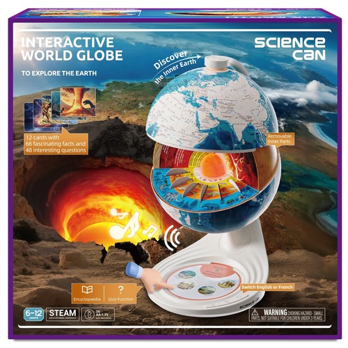 Science can openable globe - openable, for