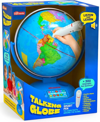 Interactive talking globe - talking,