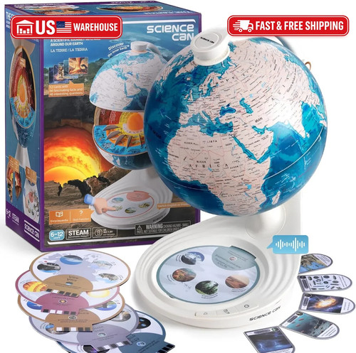 Interactive talking globe - talking,