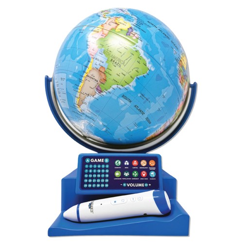 Interactive talking globe with - globe,