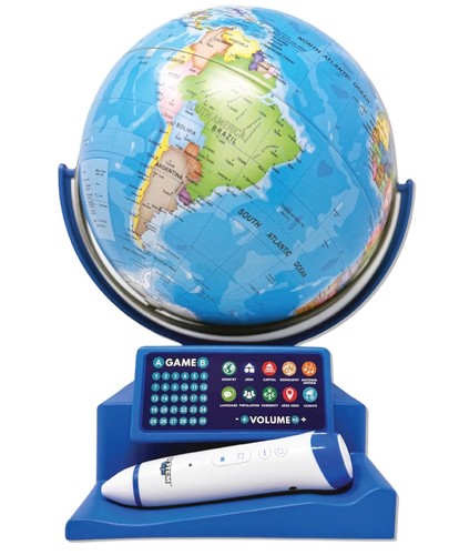 Interactive talking globe - interactive,
